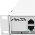Switch MikroTik 326-24G-2S + RM 24 x Gigabit Ethernet porturi, 10/100 / 1000Mbps, 2x SFP + custi, montare dulap, MikroTik