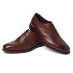 Pantofi Buckingham Dark Brown, 