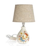 Lampa ceramica cu model floral 31 cm, 0