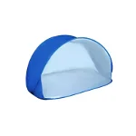Cort plaja, cu protectie UV, husa, albastru, 150x100x80 cm, Isotrade, IsoTrade