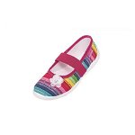 Pantofi cu interior de bumbac pentru fetite Wi-GGa-Mi Ilona Ornament mar. 26, VI-GGA-MI