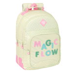 Ghiozdan Glow Lab Magic flow Bej (32 x 42 x 15 cm), Glow Lab