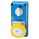 Priza industriala cu interblocaj verticala - AUTOMATIKA - MT 6KA Curba C - WITHOUT BOTTOM - 3P+E 16A 110V 4H - IP67, Gewiss