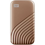 Western Digital SSD Extern WD My Passport™ 500GB, USB 3.2 Gen2 Type-C/A, NVMe, Gold, Western Digital