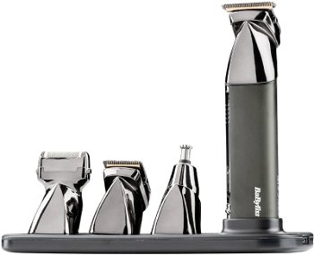Set aparat de tuns parul si barba BaByliss MT991E, Super-X Metal Series 15 in 1 Multi Trimmer, BaByliss