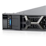 Server DELL PowerEdge R350 1U, Procesor Intel® Xeon® E-2314 2.8GHz Rocket Lake, 16GB UDIMM RAM, 1x 480GB SSD, PERC H355, 4x Hot Plug LFF, DELL
