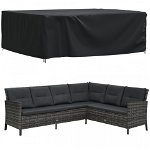 Husă mobilier de grădină negru 250x210x90 cm impermeabilă 420D, Casa Practica