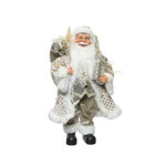 Figurina medie - Silver Santa | Kaemingk, Kaemingk