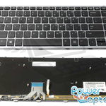 Tastatura HP EliteBook Folio 1040 G1 rama gri iluminata backlit