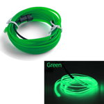 Fir Neon Auto "EL Wire" culoare Verde, lungime 2M, alimentare 12V, droser inclus, AVEX