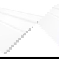 Plintă Vega videlit cu canal P0620 Arbiton albă 2400x20x60 mm