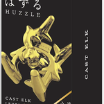 Puzzle mecanic - Mini Huzzle Elk - Gold, Hanayama