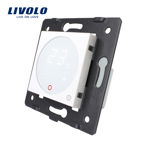 Termostat Livolo Pentru sisteme de incalzire electrice, Gri