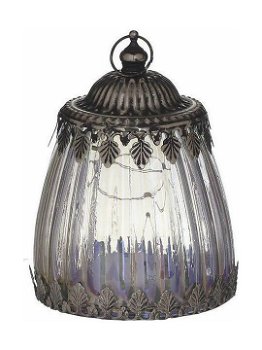 Lampă de masă decorativă Inart Lattern LED argintiu Iris, Inart, Inart