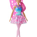 Papusa Barbie Dreamtopia Pink Hair Fairy (gjj99) 