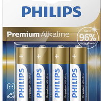Baterii Alkaline Philips 4xAA Premium LR6M4B-10