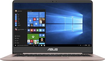 Laptop ASUS ZenBook UX410UA-GV164T cu procesor Intel® Core™ i5-7200U pana la 3.10 GHz