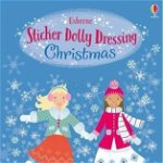 Carte Usborne Sticker Dolly Dressing - Christmas, autor Leonie Pratt, 5 ani +