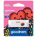 Memorie USB GOODRAM 32GB UME2 WHITE USB 2.0 - VALENTINE UME2-0320W0R11-V