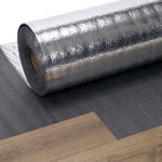 Folie polietilena expandata laminata Abriso-Jiffy Roflex, aluminiu, 3 mm, 100 x 1 m, Jiffy