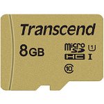 Card Transcend TS8GUSD500S microSDHC USD500S 8GB + Adaptor, Transcend