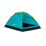 Cort camping Pavillo Cool Dome Bestway, 145 x 205 x 100 cm, poliester, 110 g/m2, 2 persoane, husa transport inclusa, Albastru/Galben, General