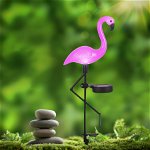 Lampa LED flamingo, detasabil, plastic, 52 x 19 x 6 cm