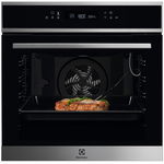 Electrolux Cuptor incorporabil Electrolux COE7P31X2, Electric, 72 l, Autocuratare pirolitica, SenseCook, Food Sensor, Display LCD, Grill, Soft close, Clasa A+, Inox/Negru, Electrolux