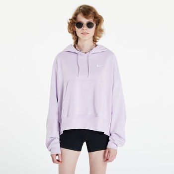 Nike Women's Oversized Jersey Pullover Hoodie Light Purple, Nike