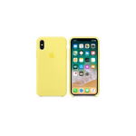 Husa de protectie Apple pentru iPhone XS, Silicon, Yellow, Mobile Tech Protection