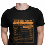 Tricou cadou pentru iubitorii de monede virtuale, Priti Global, Bitcoin facts, PRITI GLOBAL