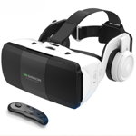 Ochelari VR 3D, Realitate Virtuala, Lentile Acril, Casti, Gamepad, Telefon 4,7-6,7 inch, 3D, Jocuri, Reglabil, Universal, VR Shinecon