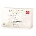 Tratament impotriva caderii parului 500 Crescina HFSC Transdermic, barbati, 10+10 fiole (Concentratie: Tratamente pentru par, Gramaj: 10 fiole + 10 fiole), LABO