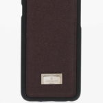 CORNELIANI Tumbled Leather Iphone 6 Plus Case Burgundy, CORNELIANI