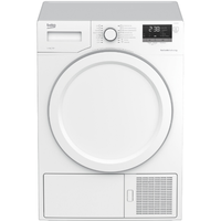 Uscator de rufe Beko DS8333PX, Condensare cu pompa de caldura, 8 kg, Optisense®, 16 programe, Display, Alb Uscator de rufe Beko DS8333PX, Condensare cu pompa de caldura, 8 kg, Optisense®, 16 programe, Display, Alb