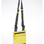 Palm Angels Suede Leather Cross Body Culoarea YELLOW