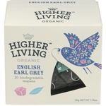 Ceai premium ENGLISH EARL GREY eco-bio, 20 plicuri, Higher Living, Higher Living