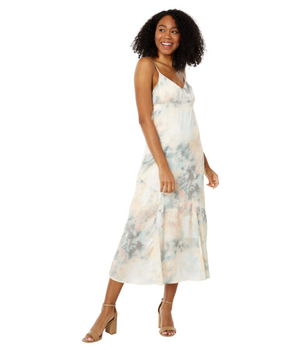 Imbracaminte Femei Saltwater Luxe Sharice Watercolor Tank Midi Dress Multi, Saltwater Luxe