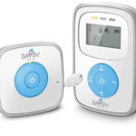 Monitor Digital Audio pentru bebelusi Bayby BBM 7010, Ecran LCD, 1,8 GHz, 120 canale, 5 trepte volum (Alb/Argintiu)