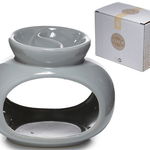 Candela aromaterapie pentru uleiuri esentiale - Eden Grey Oval Oil Burner, Puckator