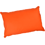 Perna cu puf de gasca, portocaliu, 50 x 70 cm