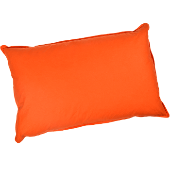 Perna cu puf de gasca, portocaliu, 50 x 70 cm, Meltem