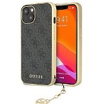 Protectie spate Guess 4G Charms pentru Apple iPhone 13 (Gri)