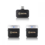 Boya BY-M1V4 Lavaliera wireless dubla pentru smartphone