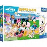 Puzzle Primo 24 super maxi, Disney. Mickey la targ, Trefl, 
