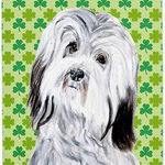 Caroline`s Treasures Havanese Lucky Shamrock St Patrick`s Day Mouse Pad, Hot Pad sau Trivet Multicolore Large, 