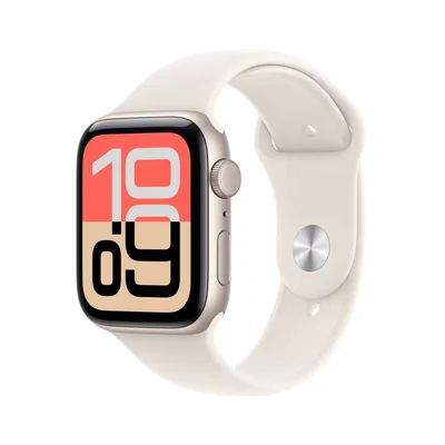 Apple Watch SE 3, GPS, 40 mm, Starlight Aluminium Case, Starlight Sport Band - S M