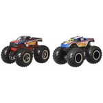 Set Hot Wheels by Mattel Monster Trucks 4 vs 1, Hot Wheels