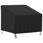 vidaXL Husă scaun de grădină, negru, 90x90x50/75 cm, Oxford 420D, vidaXL