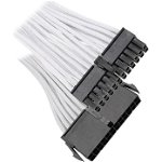 Cablu de legatura 24-Pin ATX 0.3m Black White, Bitfenix